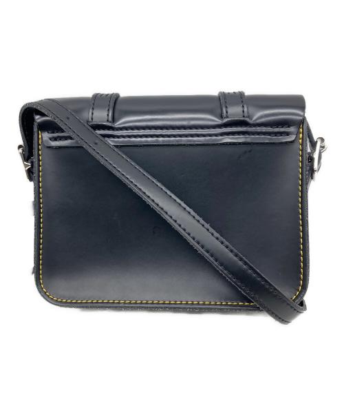 Dr.Martens（ドクターマーチン）Dr.Martens (ドクターマーチン) 7インチサッチェルバッグ ブラック×イエローの古着・服飾アイテム