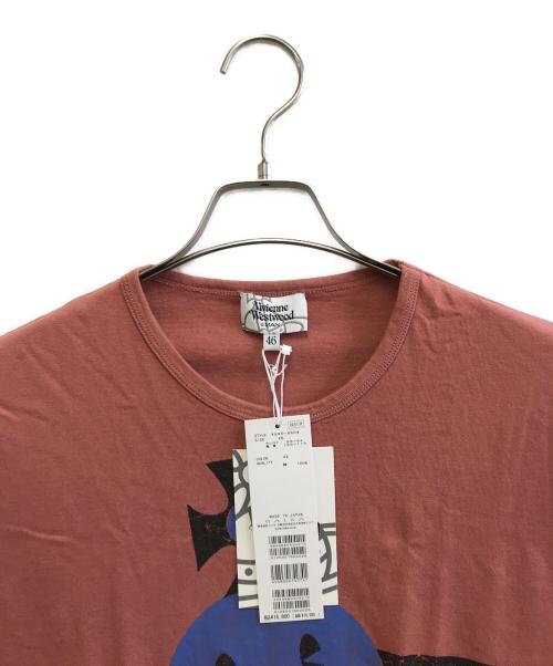 Vivienne Westwood（ヴィヴィアンウエストウッド）Vivienne Westwood (ヴィヴィアンウエストウッド) 半袖カットソー オレンジ サイズ:46 未使用品の古着・服飾アイテム