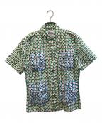 Vivienne Westwood manヴィヴィアン ウェストウッド マン）の古着「半袖シャツ」｜グリーン×ブルー