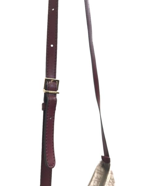 GHERARDINI（ゲラルディーニ）GHERARDINI (ゲラルディーニ) ショルダーバッグ ベージュ×レッドの古着・服飾アイテム