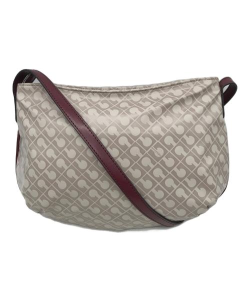 GHERARDINI（ゲラルディーニ）GHERARDINI (ゲラルディーニ) ショルダーバッグ ベージュ×レッドの古着・服飾アイテム