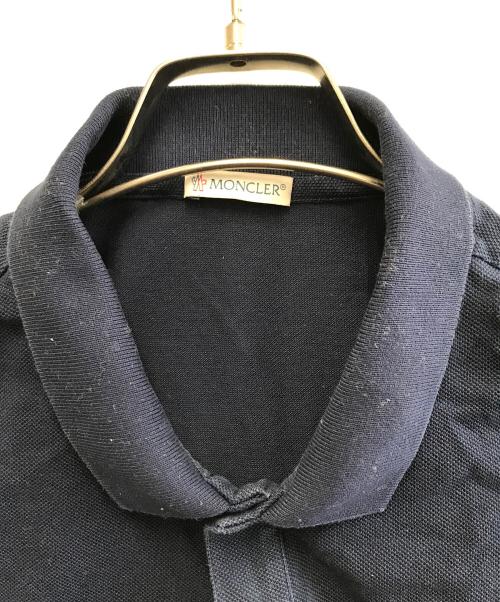 MONCLER（モンクレール）MONCLER (モンクレール) ポロシャツ ネイビー サイズ:Mの古着・服飾アイテム