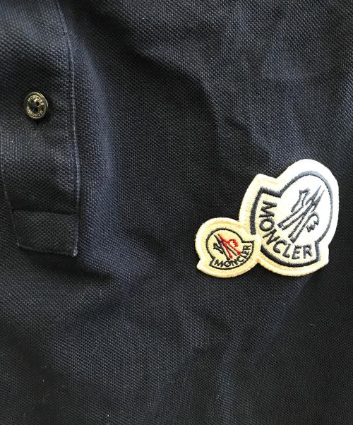 MONCLER（モンクレール）MONCLER (モンクレール) ポロシャツ ネイビー サイズ:Mの古着・服飾アイテム