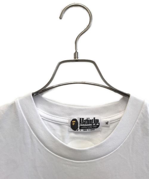 A BATHING APE（アベイシングエイプ）A BATHING APE (ア ベイシング エイプ) 半袖カットソー ホワイト サイズ:XLの古着・服飾アイテム