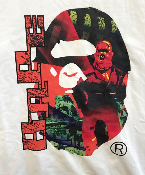 A BATHING APE（アベイシングエイプ）A BATHING APE (ア ベイシング エイプ) 半袖カットソー ホワイト サイズ:XLの古着・服飾アイテム