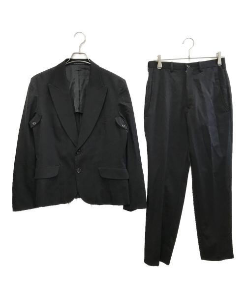 YOHJI YAMAMOTO（ヨウジヤマモト）YOHJI YAMAMOTO (ヨウジヤマモト) セットアップスーツ ブラック サイズ:2の古着・服飾アイテム