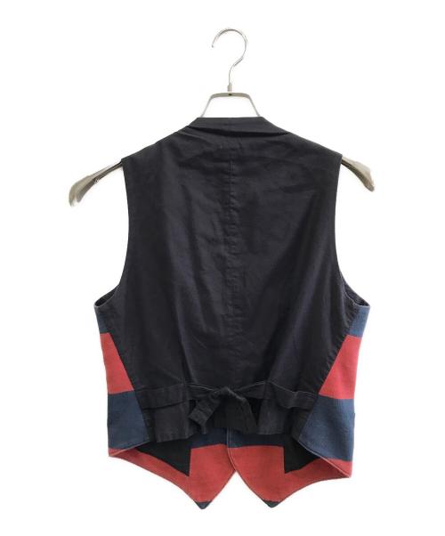 Vivienne Westwood（ヴィヴィアンウエストウッド）Vivienne Westwood (ヴィヴィアンウエストウッド) 2Pテーラードジャケット レッド×ネイビー サイズ:46の古着・服飾アイテム