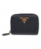 PRADAプラダ）の古着「小銭入れ」｜ブラック×ゴールド