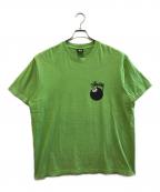 stussyステューシー）の古着「半袖Tシャツ」｜グリーン