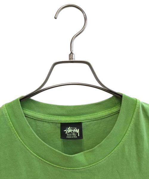 stussy（ステューシー）stussy (ステューシー) 半袖Tシャツ グリーン サイズ:XLの古着・服飾アイテム