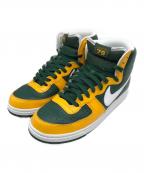 NIKEナイキ）の古着「スニーカー」｜グリーン×ホワイト