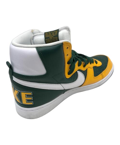 NIKE（ナイキ）NIKE (ナイキ) スニーカー グリーン×ホワイト サイズ:27.5の古着・服飾アイテム