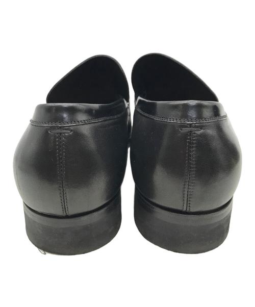 GUCCI（グッチ）GUCCI (グッチ) ビットローファー ブラック×ゴールド サイズ:43Eの古着・服飾アイテム