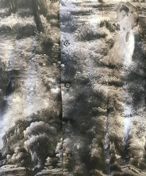 glamb（グラム）glamb (グラム) 長袖シャツ グレー サイズ:Lの古着・服飾アイテム