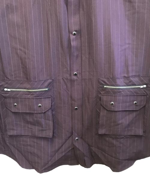 glamb（グラム）glamb (グラム) 長袖シャツ ブラウン サイズ:タグ：Free　本体：MEDIUM 未使用品の古着・服飾アイテム