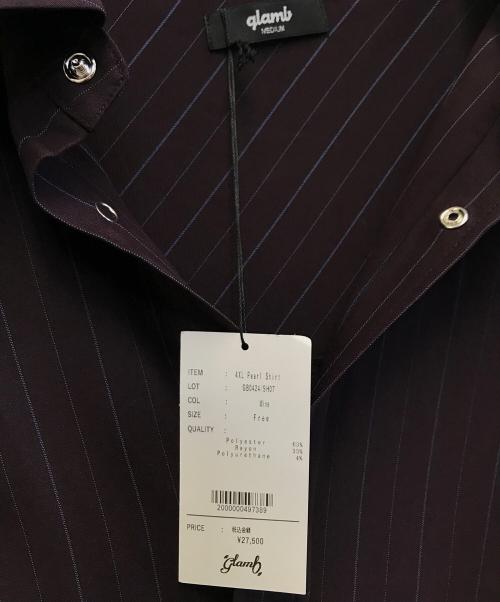 glamb（グラム）glamb (グラム) 長袖シャツ ブラウン サイズ:タグ：Free　本体：MEDIUM 未使用品の古着・服飾アイテム