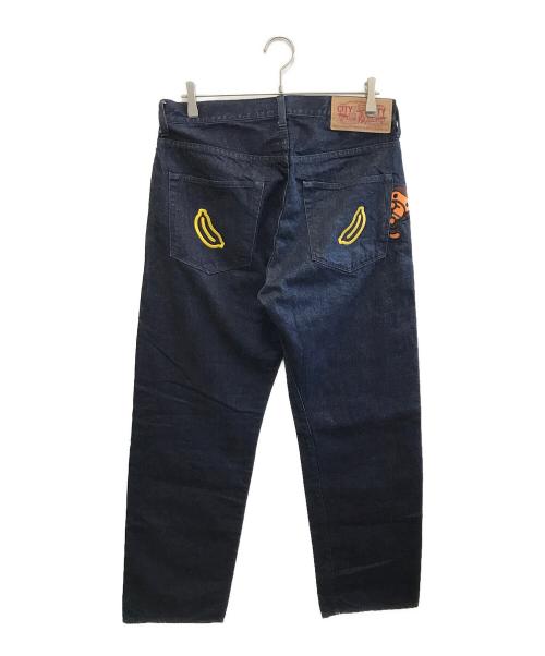 A BATHING APE（ア ベイシング エイプ）A BATHING APE (ア ベイシング エイプ) デニムパンツ インディゴ サイズ:Mの古着・服飾アイテム