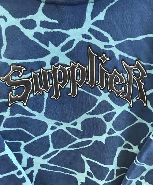 SUPPLIER（サプライヤー）SUPPLIER (サプライヤー) パーカー ブルー×スカイブルー サイズ:M 未使用品の古着・服飾アイテム