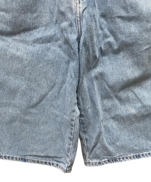 MARITHE+FRANCOIS GIRBAUD（マリテフランソワジルボー）MARITHE+FRANCOIS GIRBAUD (マリテフランソワジルボー) ハーフデニムパンツ スカイブルー サイズ:33の古着・服飾アイテム