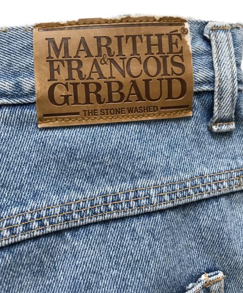 MARITHE+FRANCOIS GIRBAUD（マリテフランソワジルボー）MARITHE+FRANCOIS GIRBAUD (マリテフランソワジルボー) ハーフデニムパンツ スカイブルー サイズ:33の古着・服飾アイテム