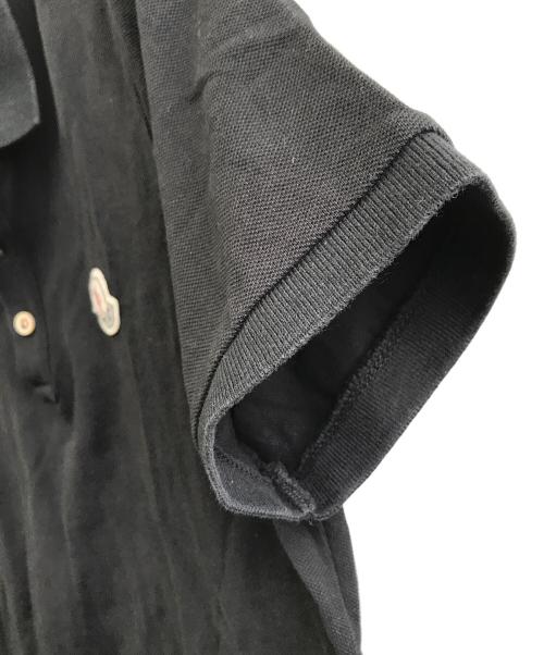MONCLER（モンクレール）MONCLER (モンクレール) 半袖ポロシャツ ブラック サイズ:Sの古着・服飾アイテム