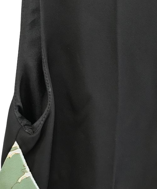 CELINE（セリーヌ）CELINE (セリーヌ) ノースリーブ・キャミソールワンピース ブラック×マルチカラー サイズ:36の古着・服飾アイテム