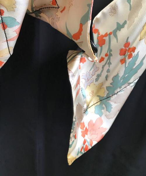 CELINE（セリーヌ）CELINE (セリーヌ) ノースリーブ・キャミソールワンピース ブラック×マルチカラー サイズ:36の古着・服飾アイテム