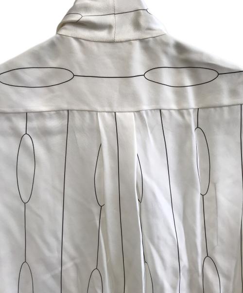 CELINE（セリーヌ）CELINE (セリーヌ) ノースリーブブラウス ベージュ×ブラック サイズ:36の古着・服飾アイテム