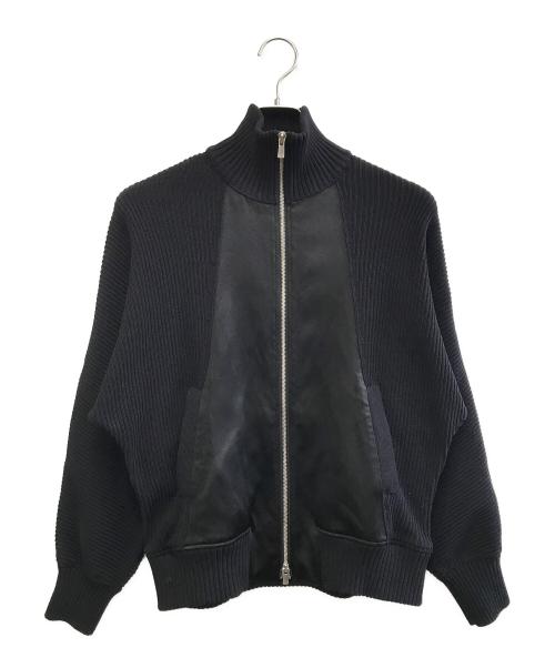 DES PRES（デ プレ）DES PRES (デ プレ) コットンポリエステルコイルヤーンコンビ ジップアップブルゾン インディゴ サイズ:Fの古着・服飾アイテム