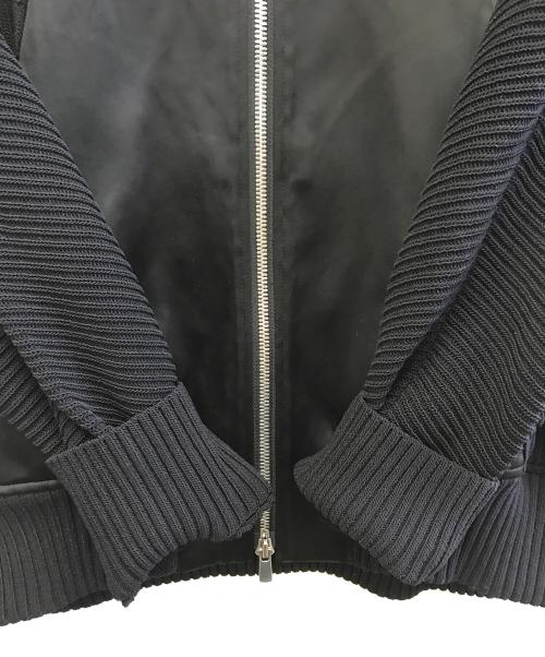 DES PRES（デ プレ）DES PRES (デ プレ) コットンポリエステルコイルヤーンコンビ ジップアップブルゾン インディゴ サイズ:Fの古着・服飾アイテム