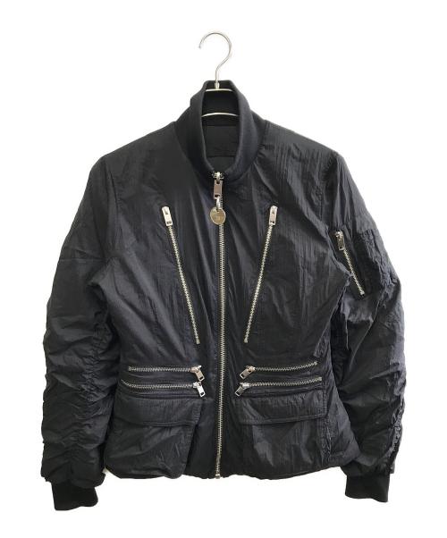 DIESEL（ディーゼル）DIESEL (ディーゼル) リバーシブルダウンジャケット ブラック サイズ:Mの古着・服飾アイテム
