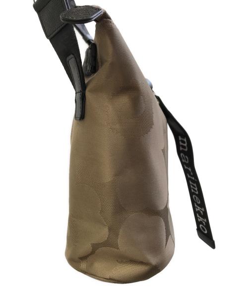 marimekko（マリメッコ）marimekko (マリメッコ) ショルダーバッグ ベージュ×ブラック 未使用品の古着・服飾アイテム