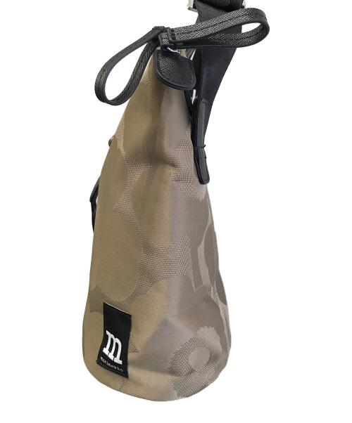 marimekko（マリメッコ）marimekko (マリメッコ) ショルダーバッグ ベージュ×ブラック 未使用品の古着・服飾アイテム