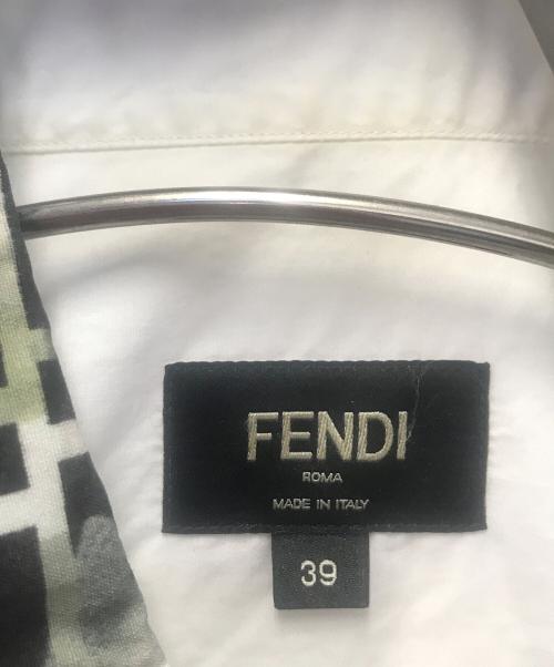 FENDI（フェンディ）FENDI (フェンディ) 長袖シャツ ホワイト サイズ:39の古着・服飾アイテム