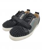 Christian Louboutinクリスチャン・ルブタン）の古着「スニーカー」｜シルバーカラー×ブラック