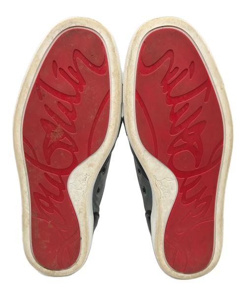 Christian Louboutin（クリスチャン・ルブタン）Christian Louboutin (クリスチャン・ルブタン) スニーカー シルバーカラー×ブラック サイズ:40 1/2の古着・服飾アイテム