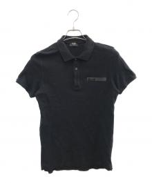 FENDI（フェンディ）の古着「ポロシャツ」｜ブラック