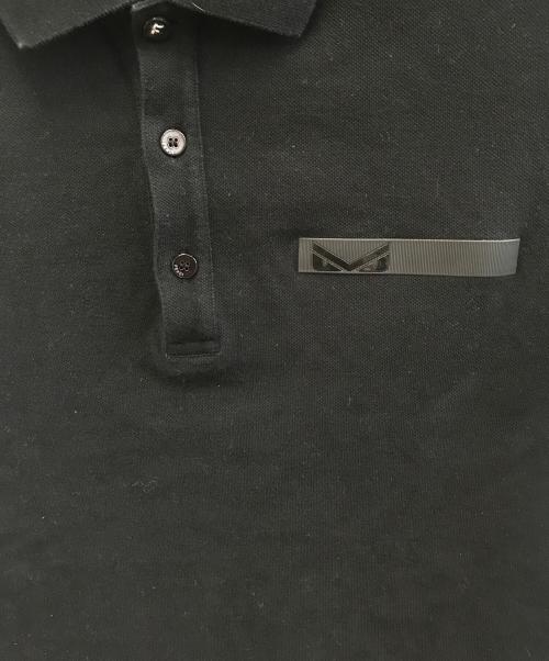 FENDI（フェンディ）FENDI (フェンディ) ポロシャツ ブラック サイズ:46の古着・服飾アイテム