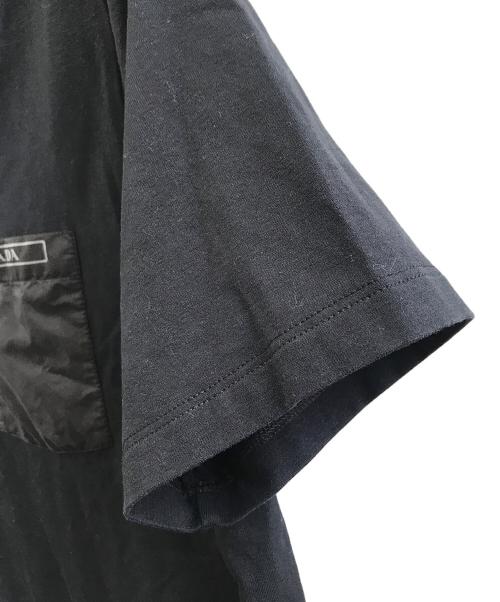 PRADA（プラダ）PRADA (プラダ) 半袖Tシャツ ブラック サイズ:Lの古着・服飾アイテム