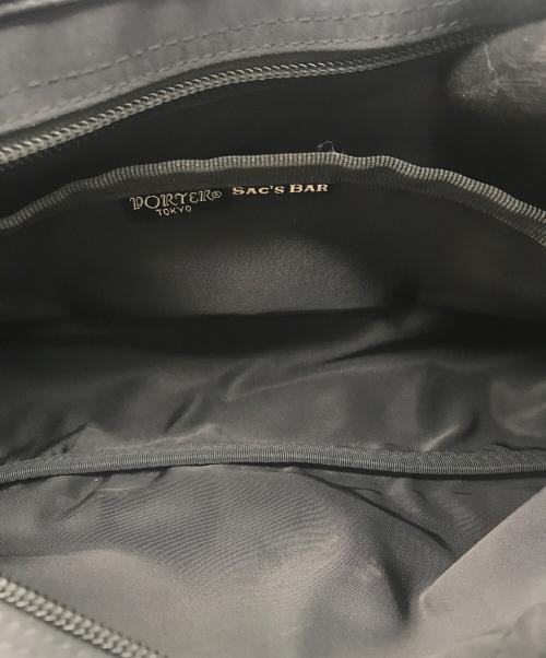 PORTER（ポーター）PORTER (ポーター) sac's bar (サックスバー) ウエストバッグ ブラックの古着・服飾アイテム