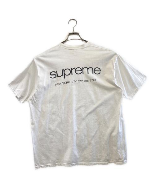 SUPREME（シュプリーム）SUPREME (シュプリーム) 半袖カットソー ホワイト サイズ:XLの古着・服飾アイテム