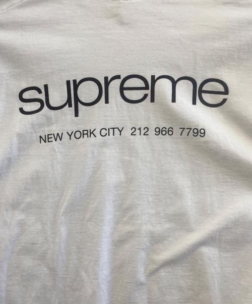 SUPREME（シュプリーム）SUPREME (シュプリーム) 半袖カットソー ホワイト サイズ:XLの古着・服飾アイテム