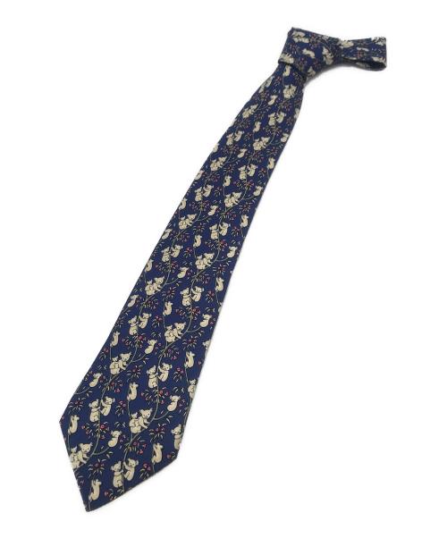 HERMES（エルメス）HERMES (エルメス) ネクタイ ネイビー サイズ:不明の古着・服飾アイテム