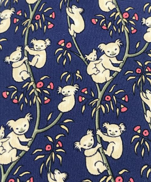 HERMES（エルメス）HERMES (エルメス) ネクタイ ネイビー サイズ:不明の古着・服飾アイテム