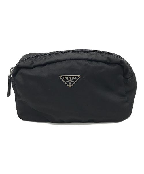 PRADA（プラダ）PRADA (プラダ) コスメポーチ ブラックの古着・服飾アイテム