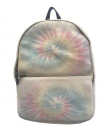 GAVAZZENI（ガヴァッツェーニ）の古着「レザーリュック」｜ベージュ