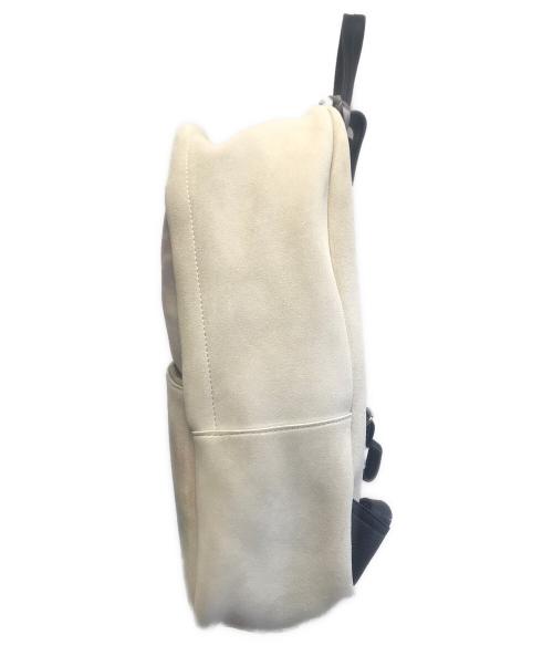 GAVAZZENI（ガヴァッツェーニ）gavazzeni (ガヴァッツェーニ) レザーリュック ベージュの古着・服飾アイテム