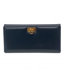 Salvatore Ferragamo（サルヴァトーレ フェラガモ）の古着「長財布」｜ブラック