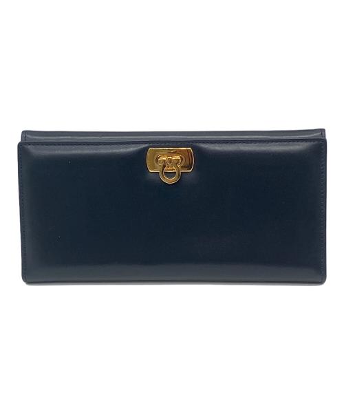 Salvatore Ferragamo（サルヴァトーレ フェラガモ）Salvatore Ferragamo (サルヴァトーレ フェラガモ) 長財布 ブラックの古着・服飾アイテム