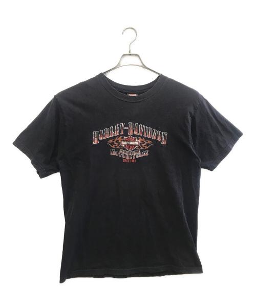 HARLEY-DAVIDSON（ハーレーダビッドソン）HARLEY-DAVIDSON (ハーレーダビッドソン) 半袖カットソー ブラック サイズ:XLの古着・服飾アイテム